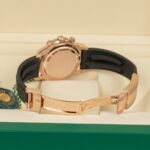 Rolex Daytona 126515LN Black Diamond 40mm Everose Gold Oysterflex Watch - Image 7