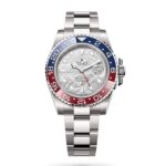 Rolex GMT-Master II 126719BLRO Pepsi Meteorite Dial 18k White Gold Watch