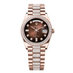 Rolex Day-Date 36mm 128345RBR-0041 Brown Ombré Dial President Bracelet