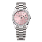 Rolex Day-Date 36mm 128349RBR-0053 Pink Dial President Bracelet