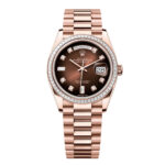 Rolex Day-Date 36mm 128395TBR-0004 Brown Ombré Dial President Bracelet