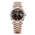 Rolex Day-Date 36mm 128395TBR-0010 Eisenkiesel Dial President Bracelet