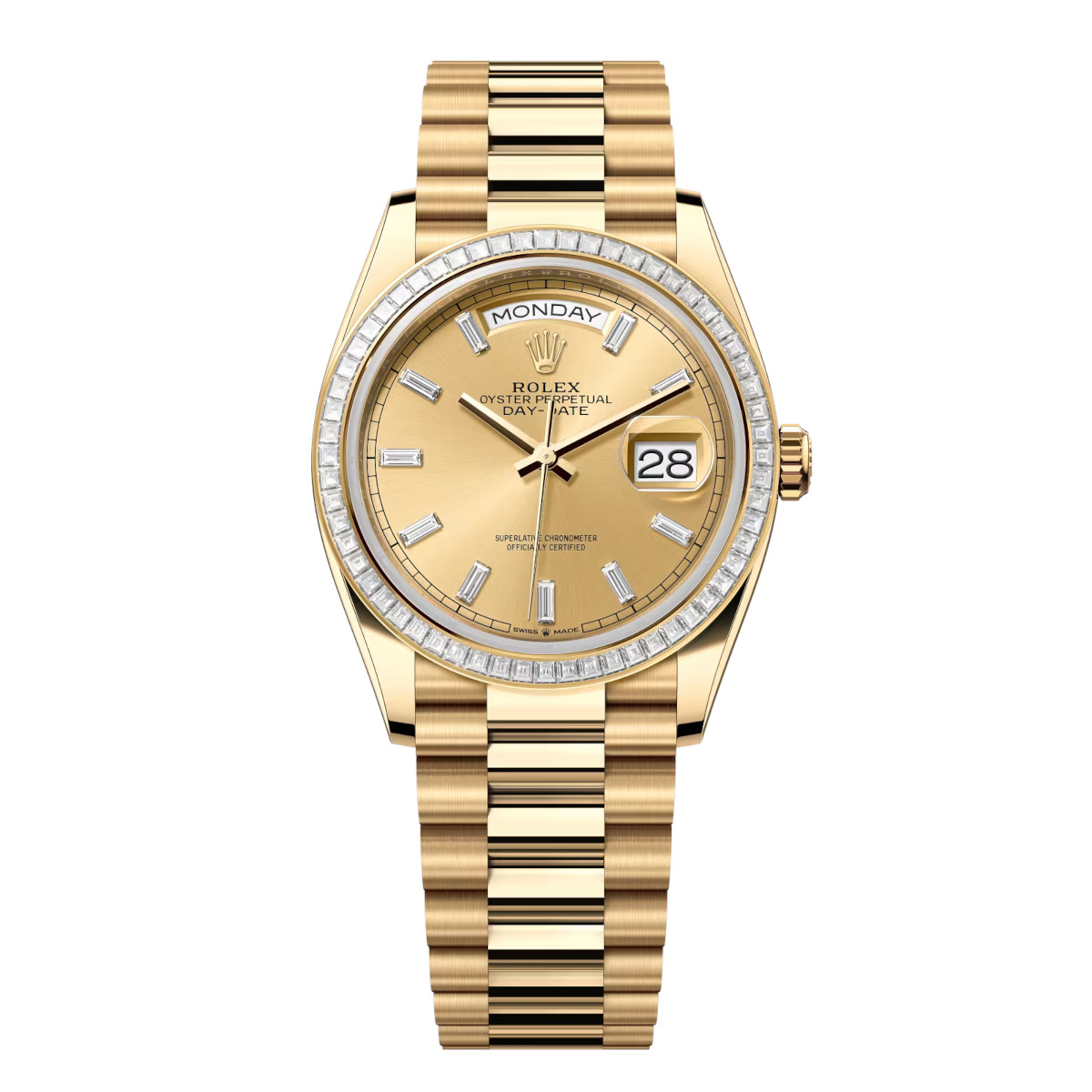 Rolex-128398tbr-0037-champagnediamond-diamondset-president.jpg Rolex Day-Date 36mm 128398TBR-0037 Champagne Dial President Bracelet - Image 1