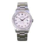 Rolex Datejust 16200 Aftermarket Diamond Floral Dial and Bezel 36mm
