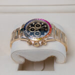 Rolex Daytona 16528 40mm with Aftermarket Bezel Rainbow Dial Lugs 18k Yellow Gold Watch - Image 3