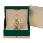Rolex 36mm 18038 Day-Date 18K Yellow Gold Champagne Diamond Dial Watch - Image 7