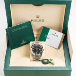 Rolex 228206 Day-Date Black Baguette 40mm Platinum Mens Watch - Image 6