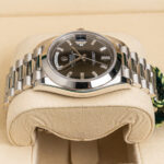Rolex 228206 Day-Date Black Baguette 40mm Platinum Mens Watch - Image 4