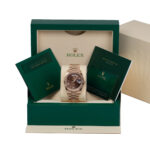 Rolex Day-Date 228235-0002 President 40mm Rose Gold Chocolate Roman Dial Watch - Image 2