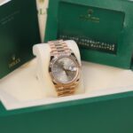 Rolex Day-Date 228235-0004 Sundust Baguette Dial 40mm Everose Gold Mens Watch - Image 3