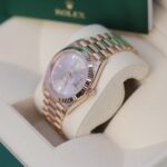 Rolex Day-Date 228235-0004 Sundust Baguette Dial 40mm Everose Gold Mens Watch - Image 5