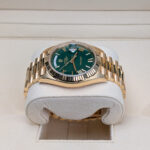 Rolex Day-Date 228238-0061 Green Roman Dial Yellow Gold President Bracelet - Image 4