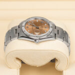 Rolex 15210 Oyster Perpetual Pink/Salmon Arabic Dial 34mm Stainless Steel Watch - Image 4