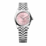 Rolex Datejust 278240-0014 31mm Pink Roman Domed Bezel Jubilee Oystersteel