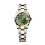 Rolex Datejust 31mm 278243-0015 Olive Green Dial Yellow Rolesor Oyster Watch