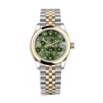 Rolex Datejust 278243 Olive Floral Diamond Dial and Jubilee Bracelet