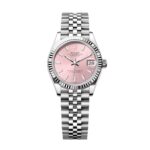Rolex Datejust 278274-0014 Pink Dial 31mm Fluted Bezel Jubilee Bracelet Watch
