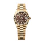 Rolex Datejust 278278-0038 Black Mother-of-Pearl 31mm Dial President Bracelet Watch