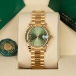 Rolex Datejust 278278-0030 Olive Green 31mm Dial President Bracelet Watch - Image 3