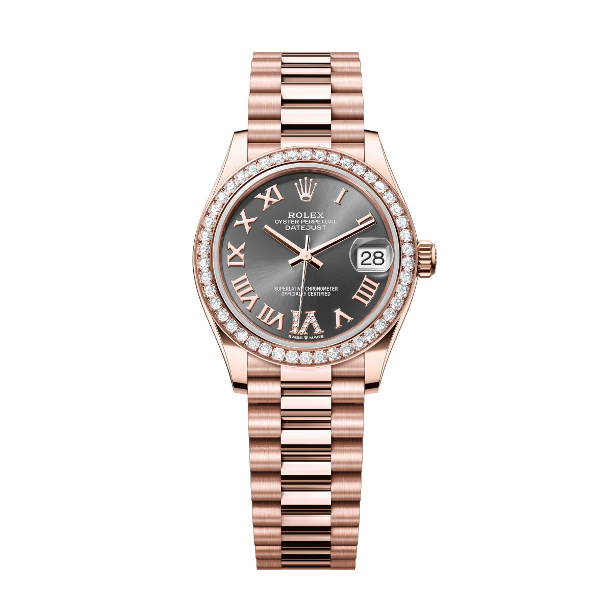 Rolex-278285rbr-0027-slateromandiamond-diamondset-president.jpg Rolex Datejust 278285RBR-0027 Slate Dial 31mm - Image 1
