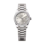 Rolex Datejust 31mm 278289RBR-0021 Silver Dial White Gold President Watch
