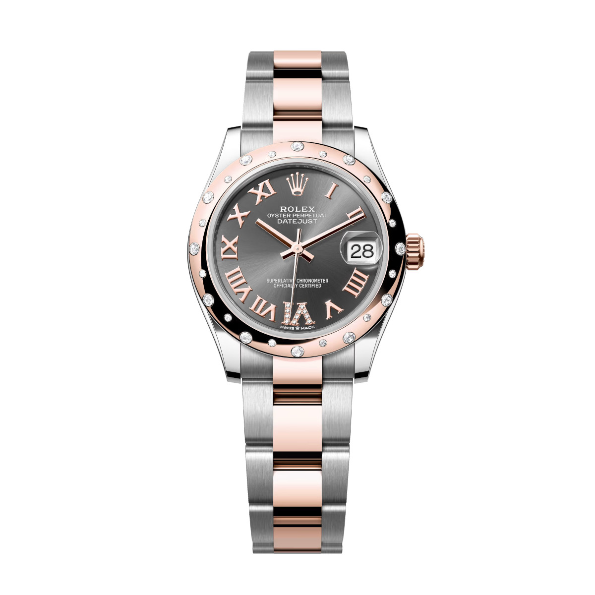 Rolex-278341rbr-0029-slateromandiamond-domeddiamond-oyster.jpg Rolex Datejust 278341RBR-0029 Slate Dial 31mm Dial Oyster Bracelet - Image 1