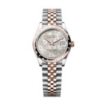 Rolex Datejust 278341RBR-0032 Silver Floral Motif 31mm Dial Jubilee Bracelet Watch