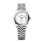 Rolex Datejust 278344RBR-0012 White Dial 31mm Domed Diamond Jubilee Watch