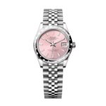 Rolex Datejust 278344RBR-0016 Pink Dial 31mm Domed Diamond Jubilee Watch