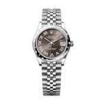 Rolex Datejust 278344RBR-0024 Dark Grey Dial 31mm Domed Diamond Jubilee Watch