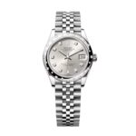 Rolex Datejust 278344RBR-0032 Silver Dial 31mm Domed Diamond Jubilee Watch