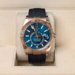 Rolex 326235 Sky-Dweller Rose Gold Aftermarket Blue-Green Dial 42mm Oysterflex - Image 3