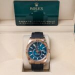Rolex 326235 Sky-Dweller Rose Gold Aftermarket Blue-Green Dial 42mm Oysterflex - Image 2