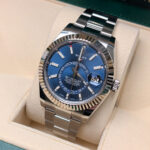 Rolex 326934 Sky Dweller 42mm Men’s Watch Blue Index - Image 3
