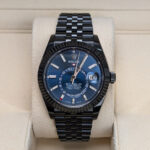 Rolex Sky-Dweller 326934 Blue Dial Black PVD Jubilee Bracelet Watch - Image 3