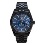 Rolex Sky-Dweller 326934 Blue Dial Black PVD Jubilee Bracelet Watch