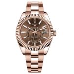 Rolex Sky-Dweller 326935 Everose Gold Chocolate Dial 42mm Watch