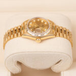 Rolex 69178 Lady Datejust 18K Yellow Gold  President Champagne Diamond Dial Watch - Image 3