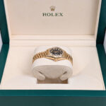 Rolex 69178 Lady Datejust 18K Yellow Gold Black Diamond Dial 26mm - Image 3