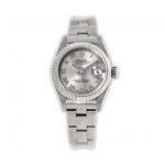 Rolex Datejust 79174 Ladies 26mm Stainless Steel Oyster Band Silver Roman Dial