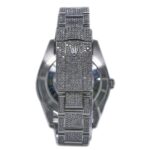 Rolex Datejust 41mm 126300 Iced Out White Stick Dial Oyster Bracelet Mens Watch - Image 5