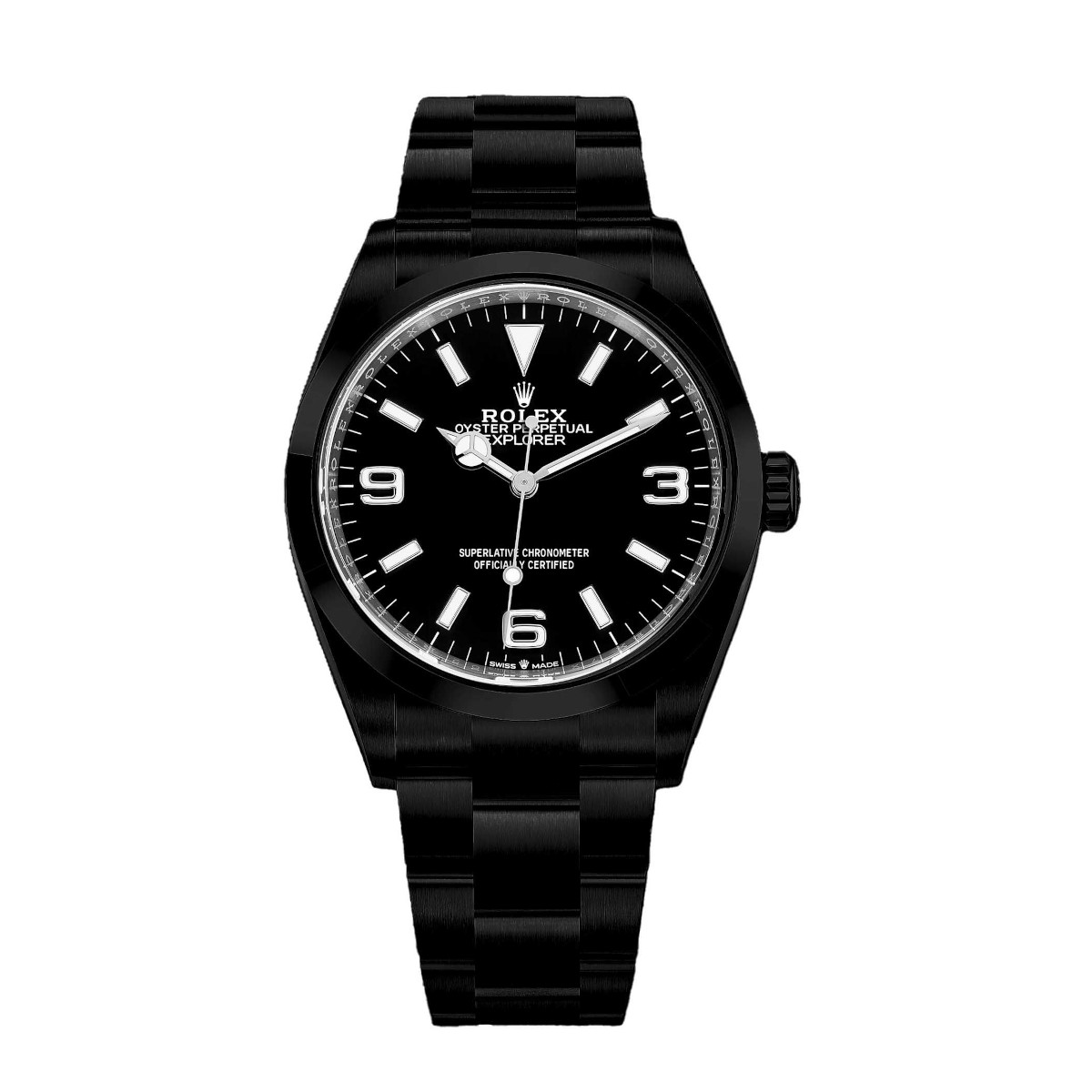 Rolex-Explorer-214270-PVD-Black-Dial-Oyster-Bracelet.jpg Rolex Explorer 214270 PVD Black Dial Oyster Bracelet - Image 1