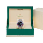 Rolex GMT-Master II 116710LN 40 mm Aftermarket Sapphire Ruby Diamond Bezel and Lugs Watch - Image 2