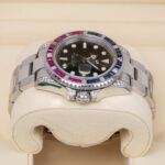 Rolex GMT-Master II 116710LN 40 mm Aftermarket Sapphire Ruby Diamond Bezel and Lugs Watch - Image 4