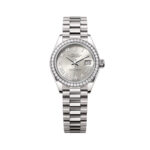 Rolex Lady-Datejust 279139RBR-0007 Silver Roman Dial White Gold Bracelet