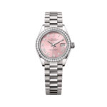 Rolex Lady-Datejust 279139RBR-0012 Pink Roman Dial White Gold Bracelet