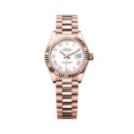 Rolex Lady-Datejust 279175-0021 White Roman Dial President Rose Gold