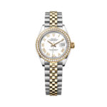 Rolex Lady-Datejust 279383RBR-0023 White Dial Yellow Rolesor Jubilee Bracelet