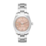 Rolex Oyster Perpetual 177200-0025 Rose Gold Arabic Dial with Luminescent Markers 31mm Watch