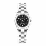 Rolex Oyster Perpetual 177200 Black Dial with Luminescent Markers 31mm Watch
